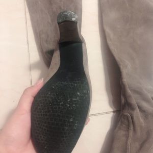 Almost New Stuart Weitzman Highland Grey